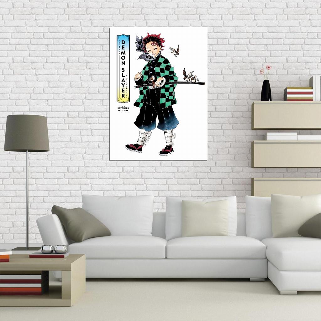 Demon Slayer Kimetsu No Yaiba Tv Series Anime Poster Japanese Action Supernatural Adventure Manga Art