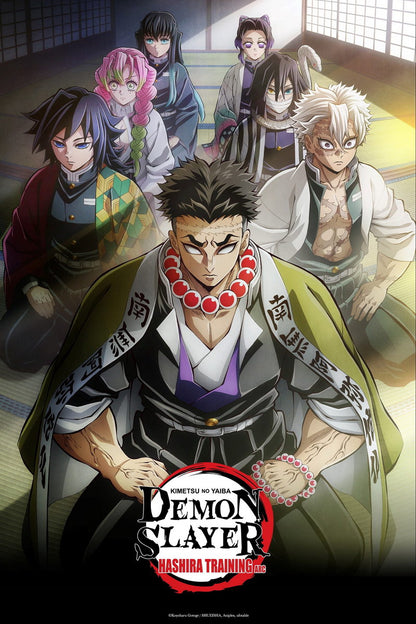 Demon Slayer Kimetsu No Yaiba Tv Series Anime Poster Japanese Action Supernatural Adventure Manga Art