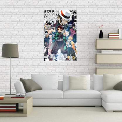 Demon Slayer Kimetsu No Yaiba Tv Series Anime Poster Japanese Action Supernatural Adventure Manga Art