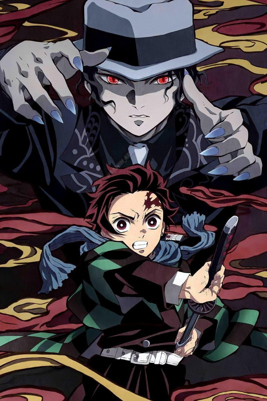 Demon Slayer Kimetsu No Yaiba Tv Series Anime Poster Japanese Action Supernatural Adventure Manga Art