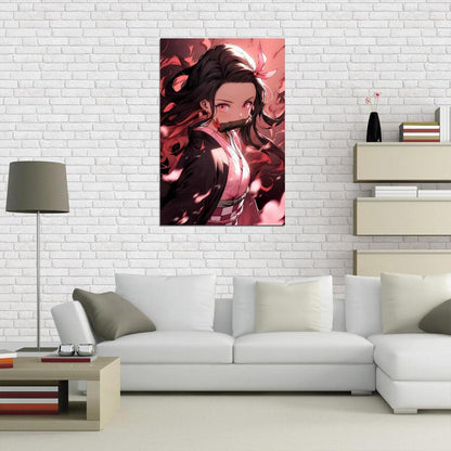 Demon Slayer Kimetsu No Yaiba Tv Series Anime Poster Japanese Action Supernatural Adventure Nezuko Manga Art