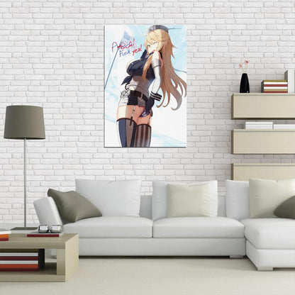 Kantai Collection Kancolle Iowa America Video Game Military Strategy Anime Poster Manga Art