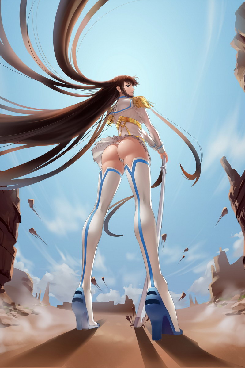 Kill La Kill Junketsu Kiryuuin Satsuki Action Comedy Anime Poster Manga Art Sexy