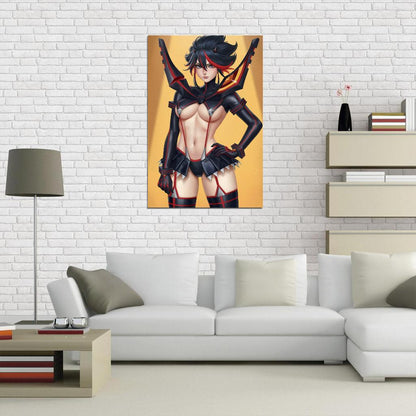 Kill La Kill Ryuko Matoi Kiryuuin Satsuki Action Comedy Anime Poster Manga Art Sexy