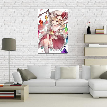 The Touhou Project Flandre Scarlet Fantasy Video Game Anime Poster Manga Art