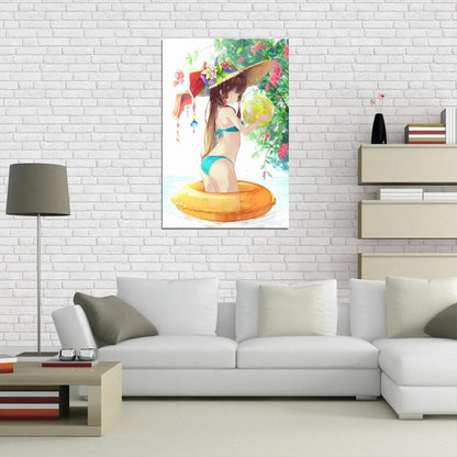 The Touhou Project Hakurei Reimu Bikini Fantasy Video Game Anime Poster Manga Art