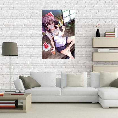 The Touhou Project Hakurei Reimu Fantasy Video Game Anime Poster Manga Art Sexy