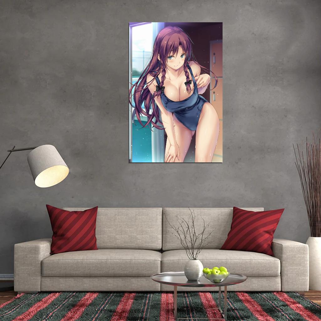 The Touhou Project Hong Meiling Fantasy Video Game Anime Poster Manga Art Sexy Swimsuit