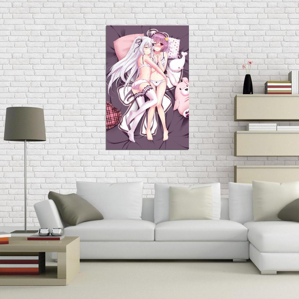 The Touhou Project Komeiji Satori Tokisaki Mio Fantasy Video Game Anime Poster Manga Art Sexy