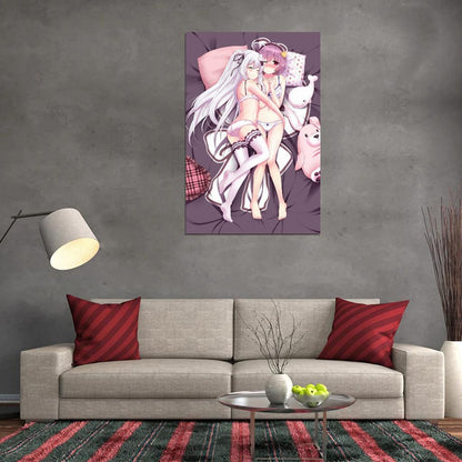 The Touhou Project Komeiji Satori Tokisaki Mio Fantasy Video Game Anime Poster Manga Art Sexy