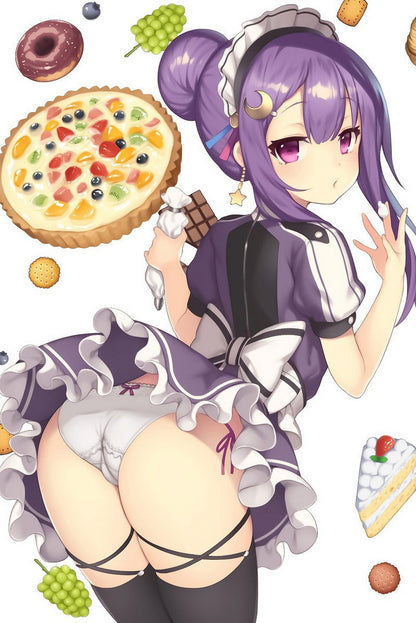 The Touhou Project Patchouli Knowledge Fantasy Video Game Anime Poster Manga Art Sexy Maid