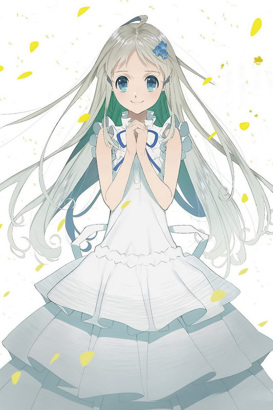 Anohana The Flower We Saw That Day Tv Series Anime Poster Japanese Drama Supernatural Cutecore Manga Art