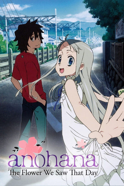 Anohana The Flower We Saw That Day Tv Series Anime Poster Japanese Drama Supernatural Friendship Manga Art