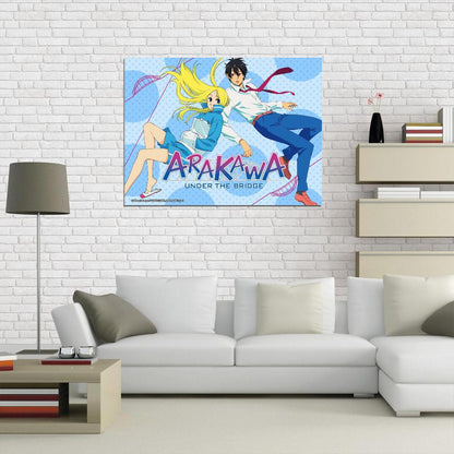 Arakawa Under The Bridge Tv Series Anime Poster Japanese Comedy Romance Manga Art