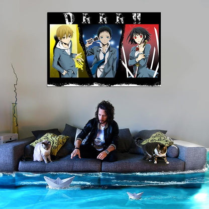 Durarara!! Tv Series Anime Poster Japanese Action Mystery Supernatural Manga Art - xonomax
