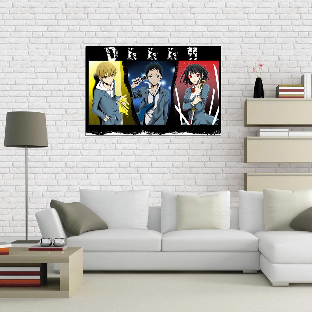 Durarara!! Tv Series Anime Poster Japanese Action Mystery Supernatural Manga Art - xonomax