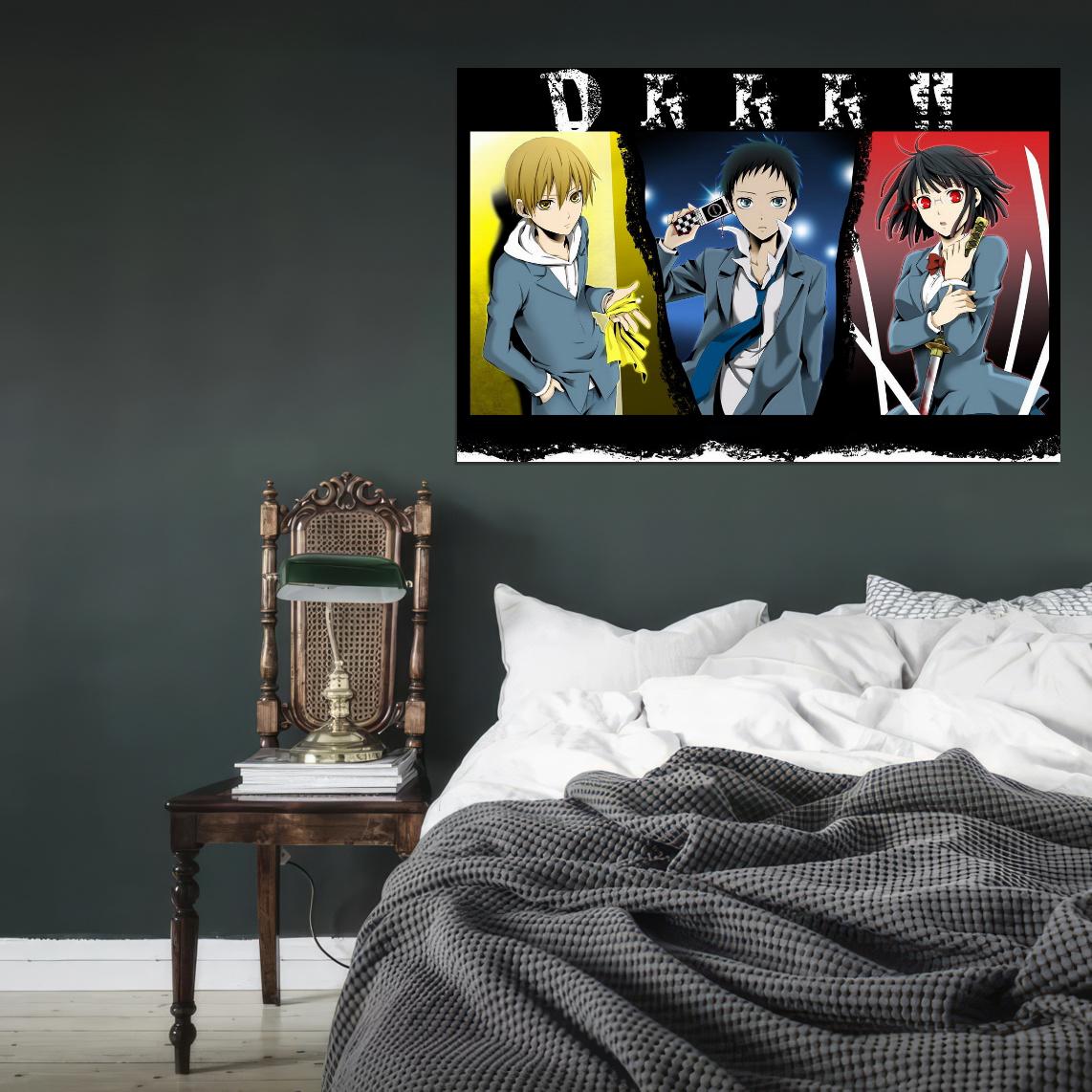 Durarara!! Tv Series Anime Poster Japanese Action Mystery Supernatural Manga Art - xonomax