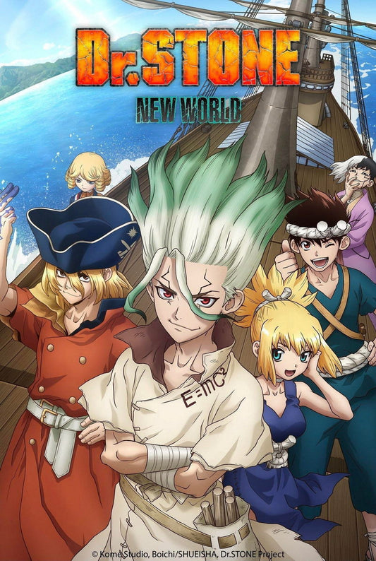 Dr. Stone Anime Poster Japanese Sci-fi Adventure Manga Art