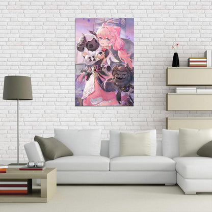 Wuthering Waves Encore Video Game Anime Poster Japanese Fantasy Adventure Manga Art