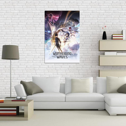 Wuthering Waves Video Game Anime Poster Japanese Fantasy Adventure Manga Art