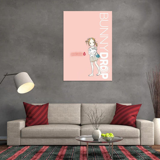 Bunny Drop Tv Series Anime Poster Japanese Cutecore Room Decor Kawaii Aesthetic Manga Art