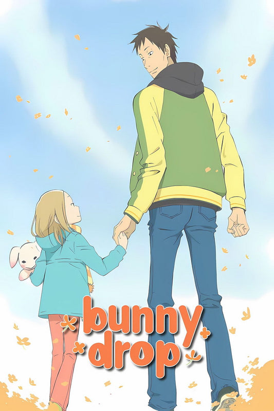 Bunny Drop Tv Series Anime Poster Japanese Cutecore Room Decor Kawaii Aesthetic Manga Art - xonomax