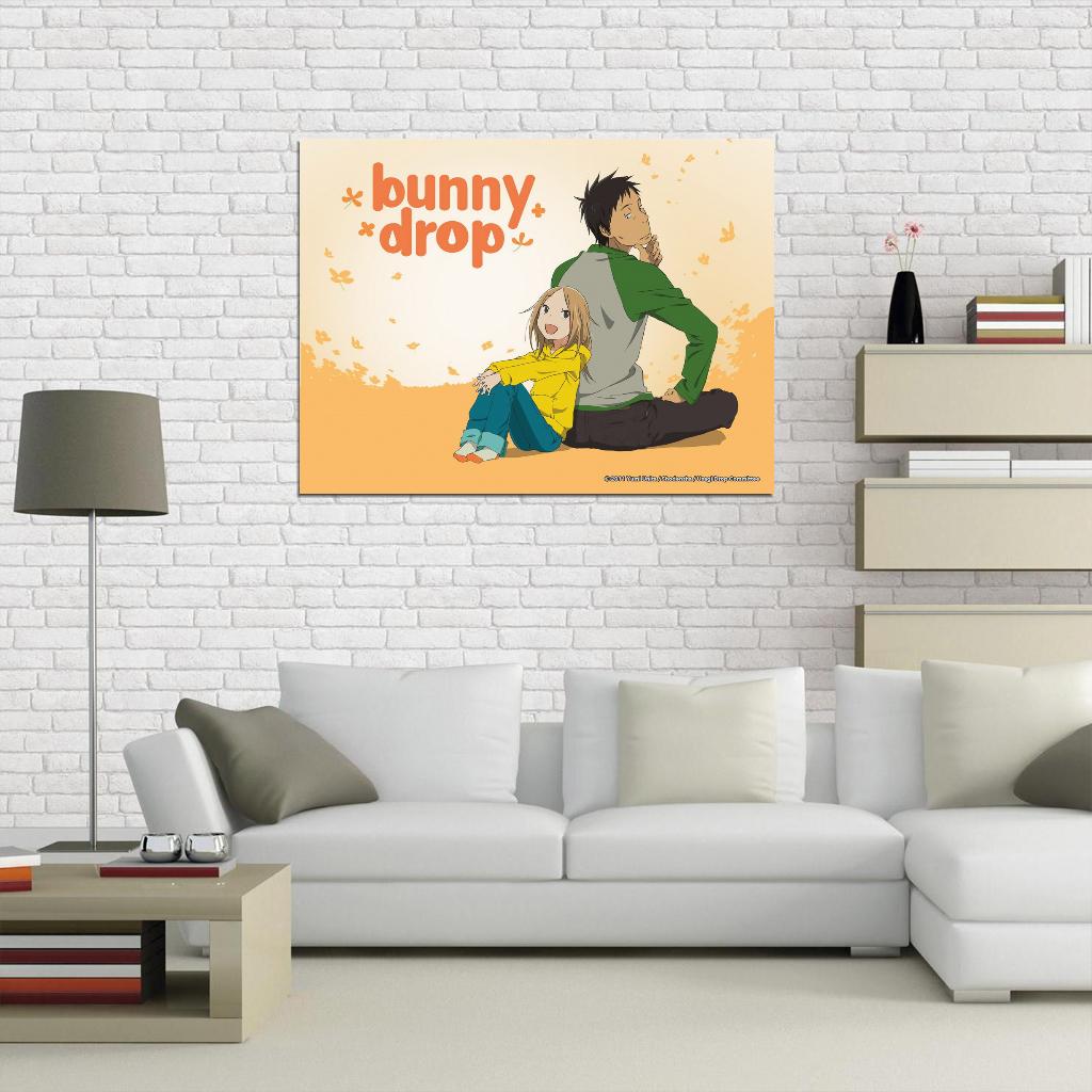 Bunny Drop Tv Series Anime Poster Japanese Cutecore Room Decor Kawaii Aesthetic Manga Art