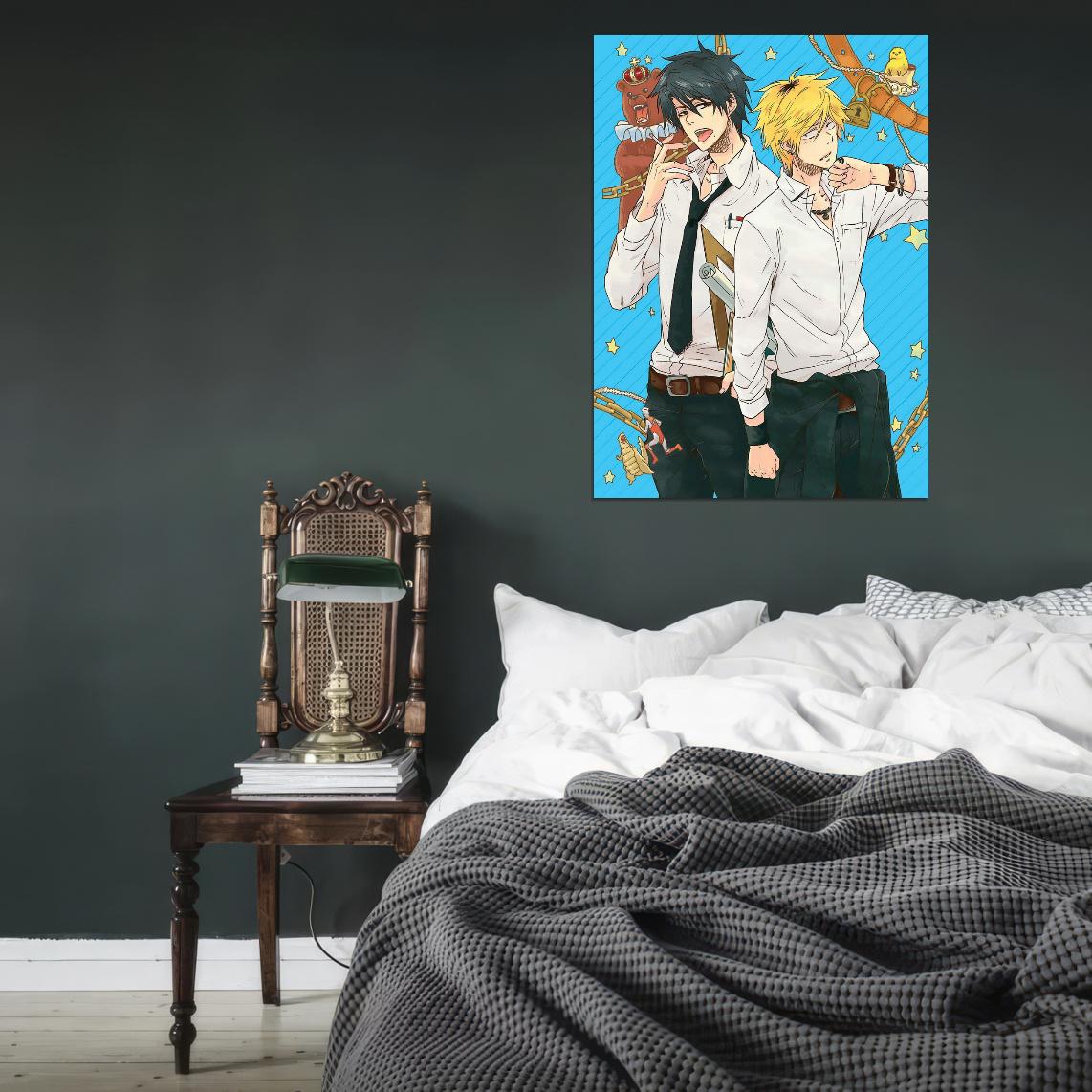 Hitorijime My Hero Anime Poster Yaoi Gay Boys Love Romance Manga Art