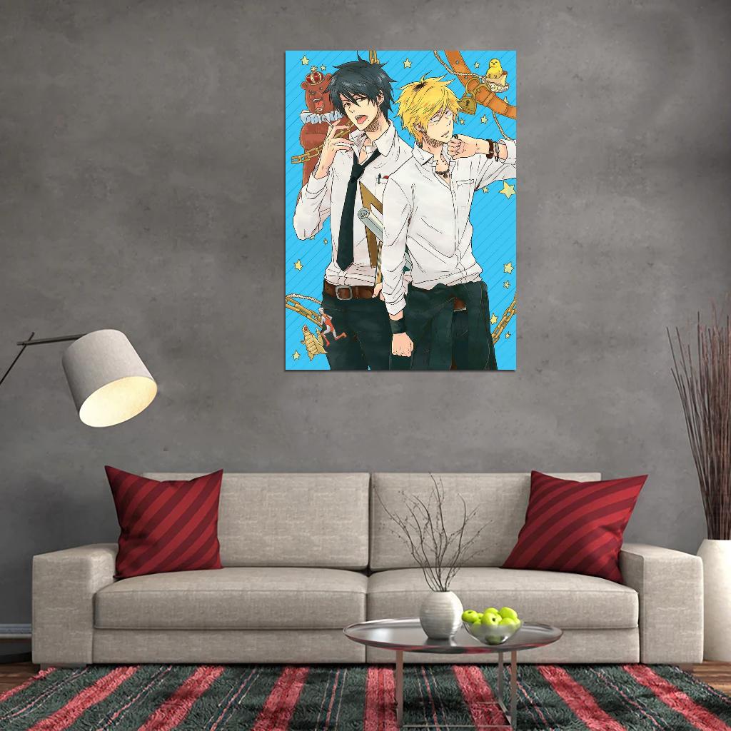 Hitorijime My Hero Anime Poster Yaoi Gay Boys Love Romance Manga Art