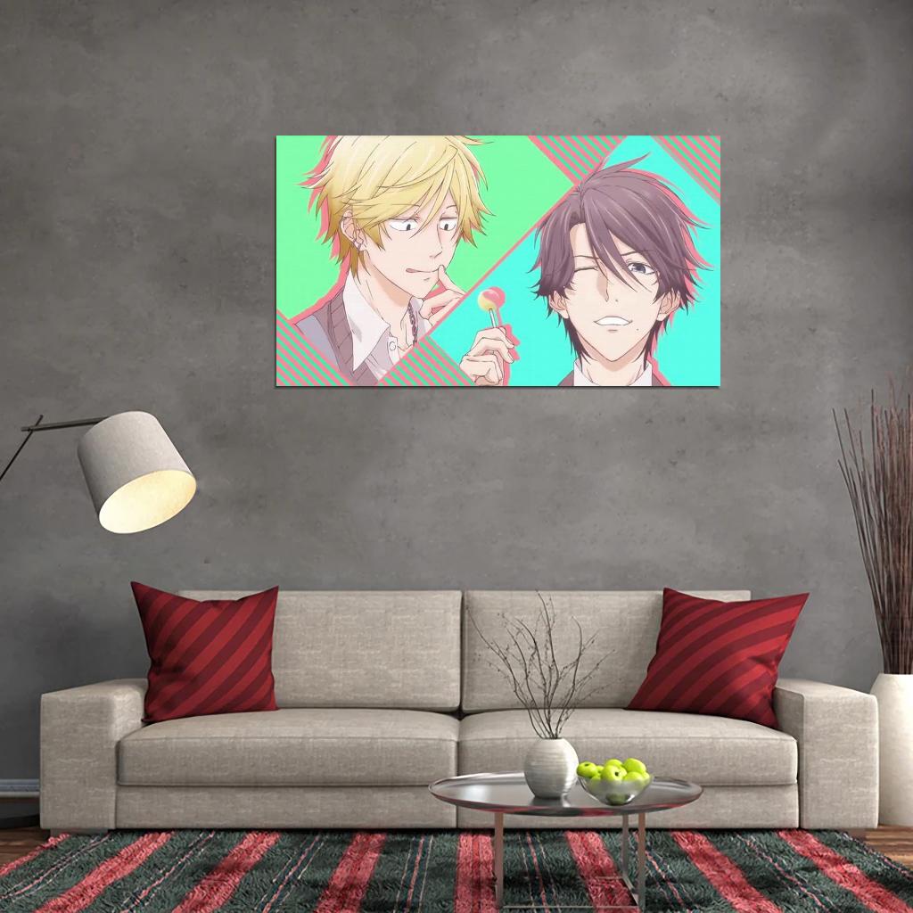 Hitorijime My Hero Anime Poster Yaoi Gay Boys Love Romance Manga Art