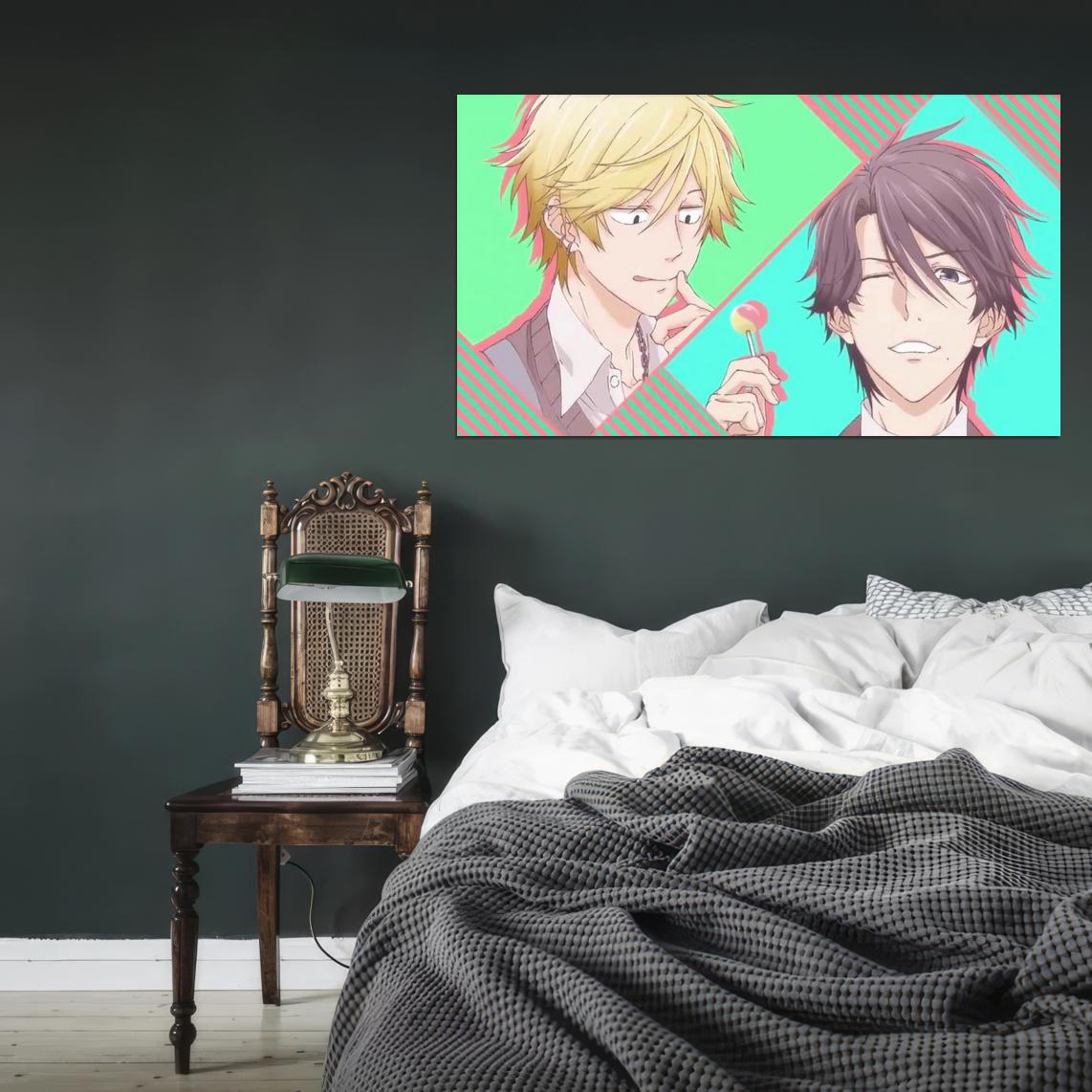 Hitorijime My Hero Anime Poster Yaoi Gay Boys Love Romance Manga Art