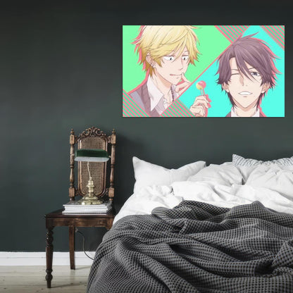 Hitorijime My Hero Anime Poster Yaoi Gay Boys Love Romance Manga Art