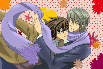 Junjou Romantica Misaki Takahashi Akihiko Usami Yaoi Boys Love Anime Poster Manga Art