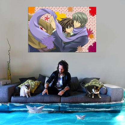 Junjou Romantica Misaki Takahashi Akihiko Usami Yaoi Boys Love Anime Poster Manga Art