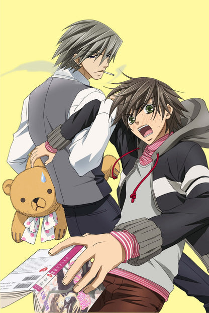 Junjou Romantica Misaki Takahashi Akihiko Usami Yaoi Boys Love Anime Poster Manga Art