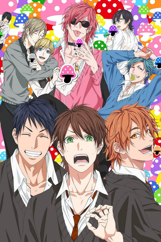 Yarichin Bitch Club Tv Series Anime Poster Yaoi Gay Boys Love Lgbtq+ Kawaii Room Decor Aesthetic Manga Art