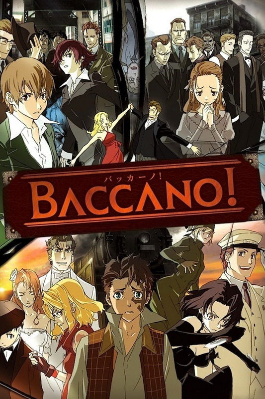 Baccano! Tv Series Anime Poster Japanese Action Mystery Supernatural Manga Art