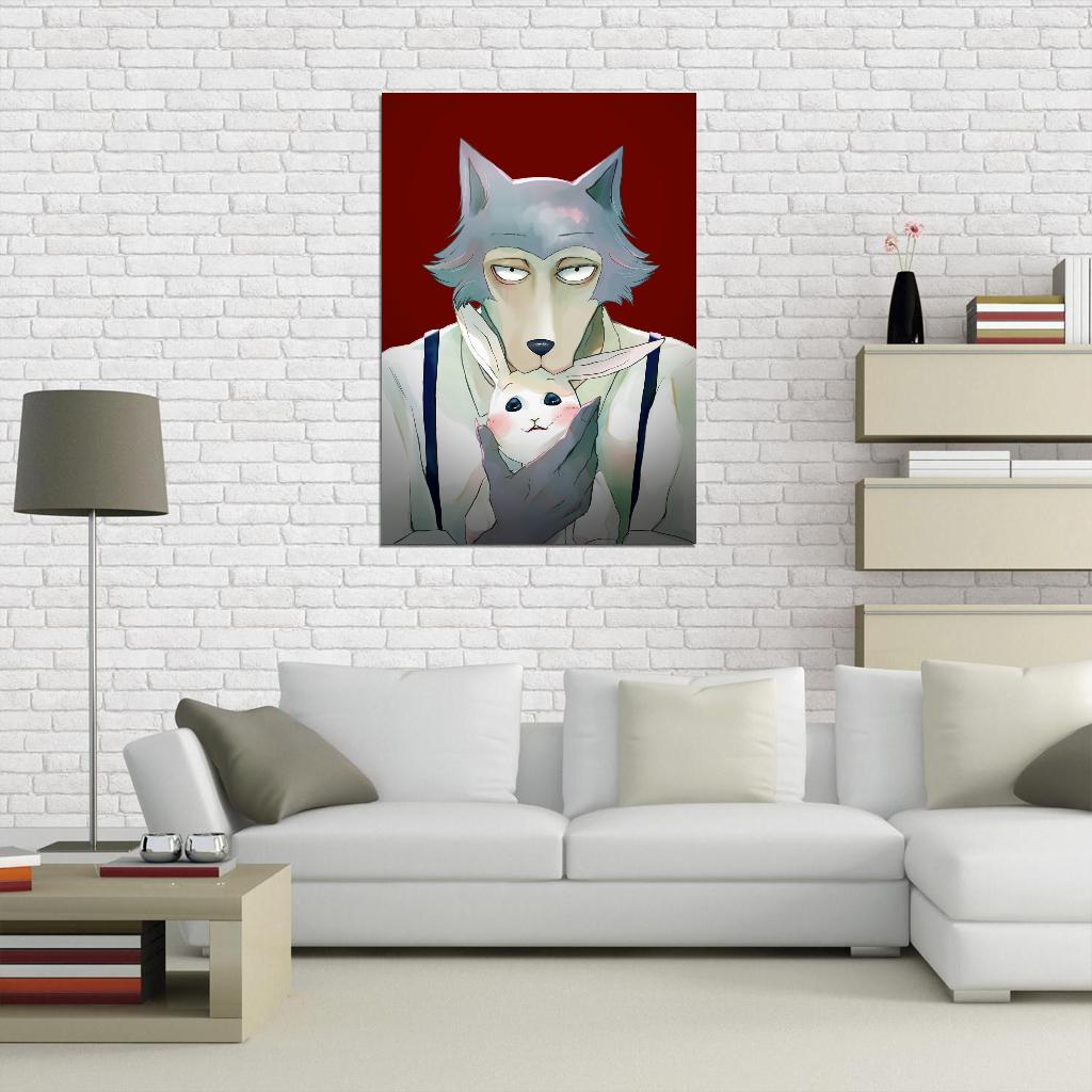 Beastars Tv Series Anime Poster Japanese Drama Psychological Supernatural Furry Anthro Manga Art