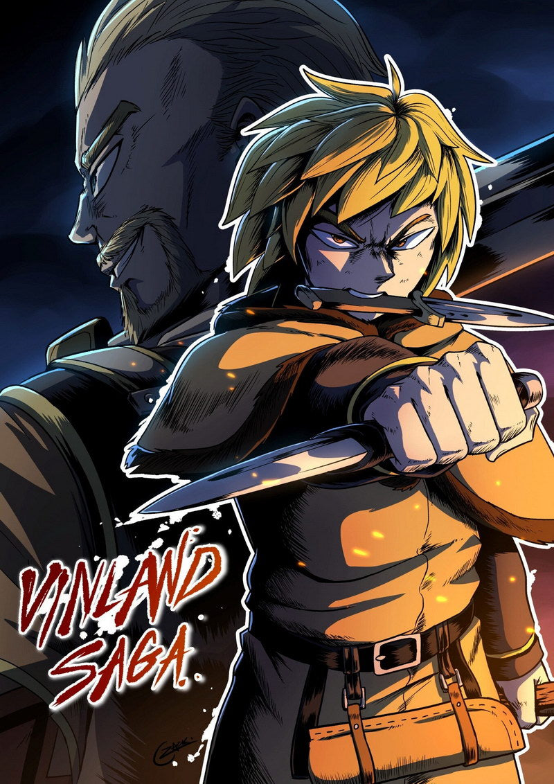 Poster Vinland Saga 40x60 Cm - Impression Sur Toile Manga Japonais - Déco Murale Tendance