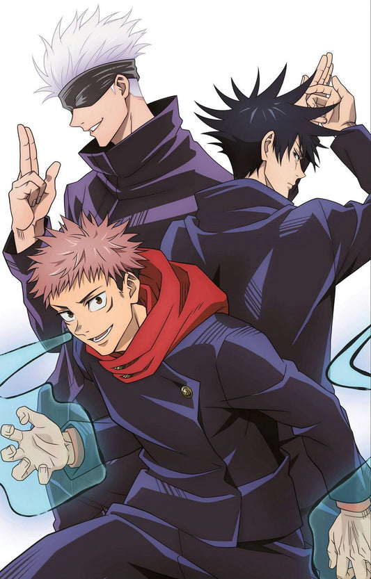 Jujutsu Kaisen Tv Series Anime Poster Japanese Action Supernatural School Manga Art