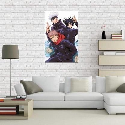 Jujutsu Kaisen Tv Series Anime Poster Japanese Action Supernatural School Manga Art