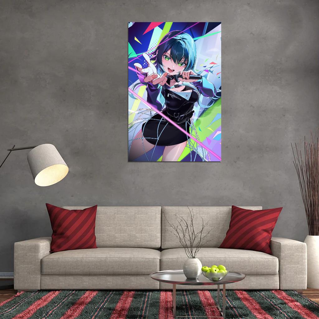 Tsukimura Temari Gakuen Idolm@ster Anime Poster Japanese School Idol Music Manga Art