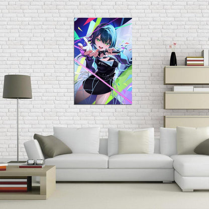 Tsukimura Temari Gakuen Idolm@ster Anime Poster Japanese School Idol Music Manga Art