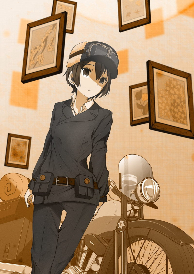 Kino's Journey Tv Series Anime Poster Japanese Adventure Psychological Drama Steampunk Manga Art