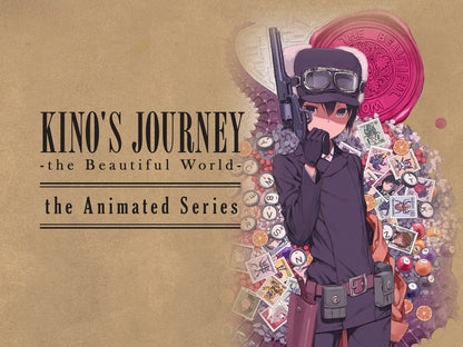 Kino's Journey Tv Series Anime Poster Japanese Adventure Psychological Drama Steampunk Manga Art