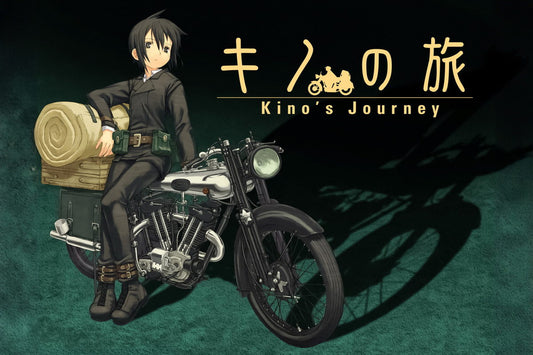 Kino's Journey Tv Series Anime Poster Japanese Adventure Psychological Drama Steampunk Manga Art