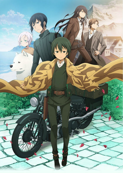 Kino's Journey Tv Series Anime Poster Japanese Adventure Psychological Drama Steampunk Manga Art