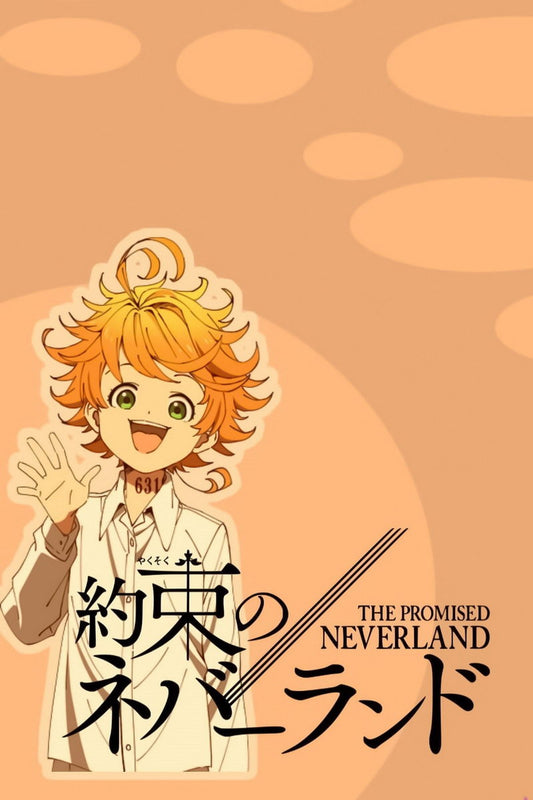 The Promised Neverland Tv Series Anime Poster Japanese Mystery Thriller Adventure Emma Manga Art