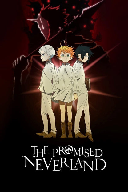 The Promised Neverland Tv Series Anime Poster Japanese Mystery Thriller Adventure Manga Art