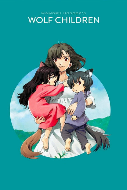 Wolf Children Movie Anime Poster Japanese Fantasy Manga Style Manga Art